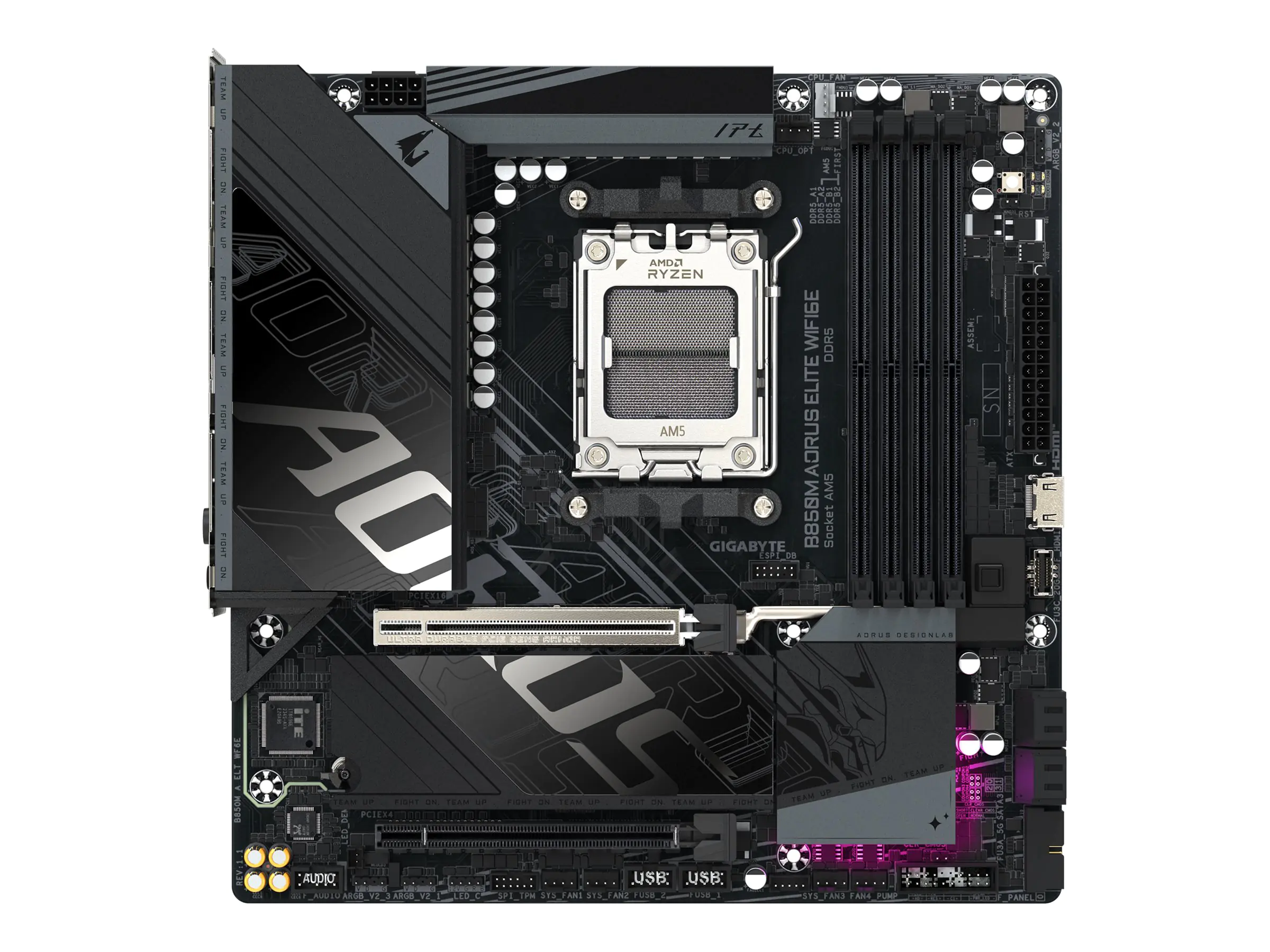 Gigabyte AORUS B850M ELITE WIFI6E - Motherboard - micro ATX - Socket AM5 - AMD B850 Chipsatz - USB-C