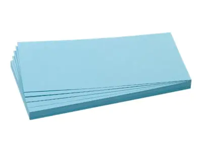 Franken GmbH FRANKEN - Moderationskarte - rechteckig - 9.5 x 20.5 cm - Hellblau (Packung mit 500) UMZ 1020 18