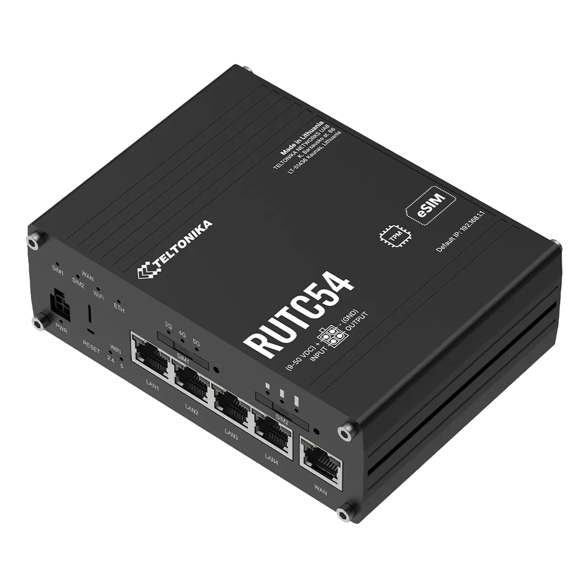 Teltonika RUTC54 Global 5G Edge Router - Router - WLAN RUTC54000200