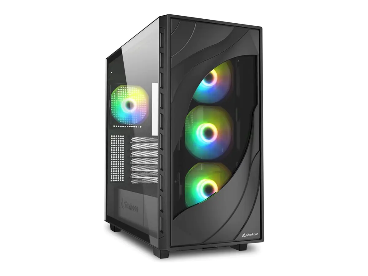 Sharkoon Rebel C80G RGB ATX Black schwarz
