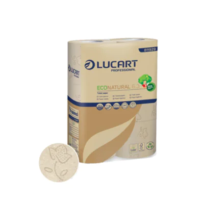ECO NATURAL Toilettenpapier 811929 3-lagig, 250 Bl./Rl. 30 Rl./Pack.