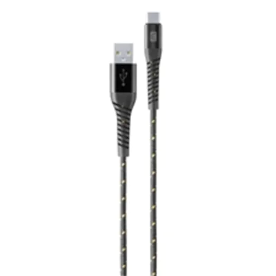 cellularline USB-Kabel Tetra Force 1,2m schwarz