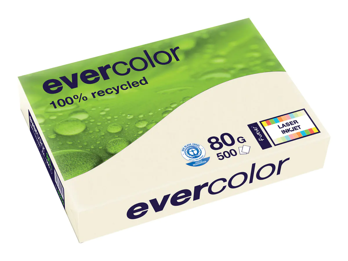 Exacompta Clairefontaine Evercolor - Elfenbein - A4 (210 x 297 mm) 40259