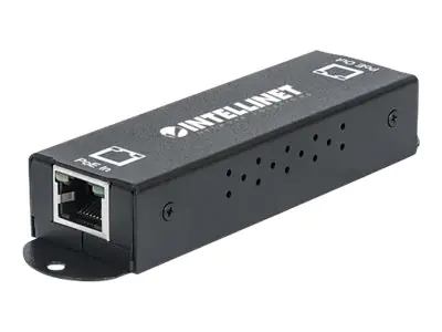 Intellinet Gigabit High-Power PoE+ Extender, IEEE 802.3at/af Power over Ethernet (PoE+/PoE), Metall - Repeater - 1GbE - 10Base-T, 100Base-TX, 1000Base-T - RJ-45 / RJ-45 - bis zu 500 m