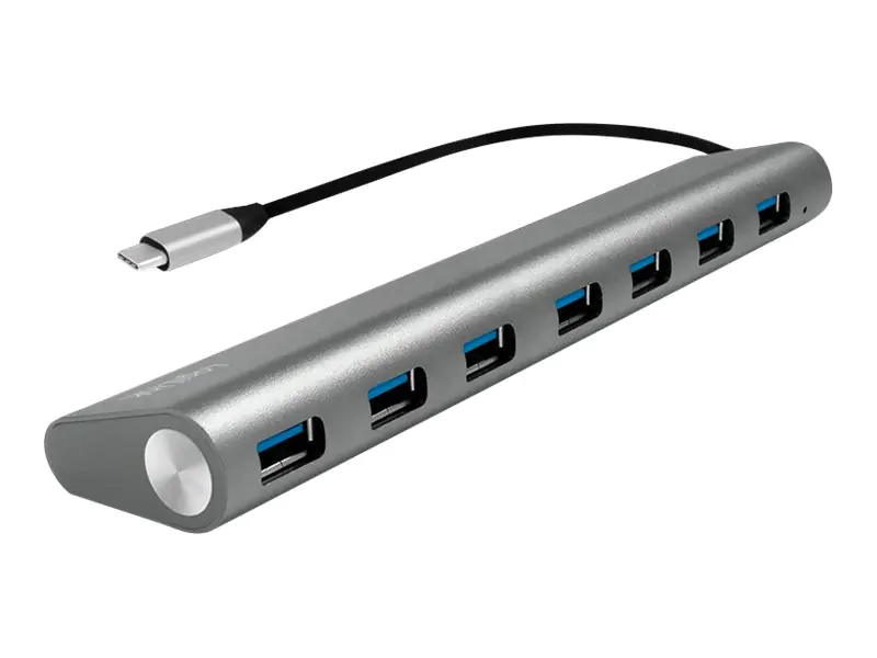 LogiLink USB-C 3.1 7-Port Hub - Hub - 7 x SuperSpeed USB 3.0 - Desktop