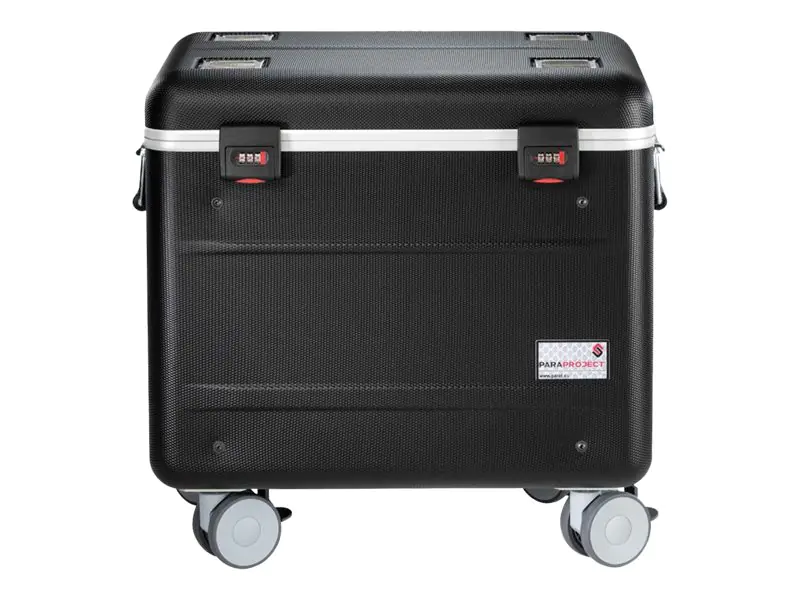 PARAT PARAPROJECT Case C10 - Wagen (nur Laden) - für 10 Notebooks - verriegelbar - ABS-Kunststoff - Schwarz - Bildschirmgröße: bis zu 39,6 cm (bis zu 15,6 Zoll)