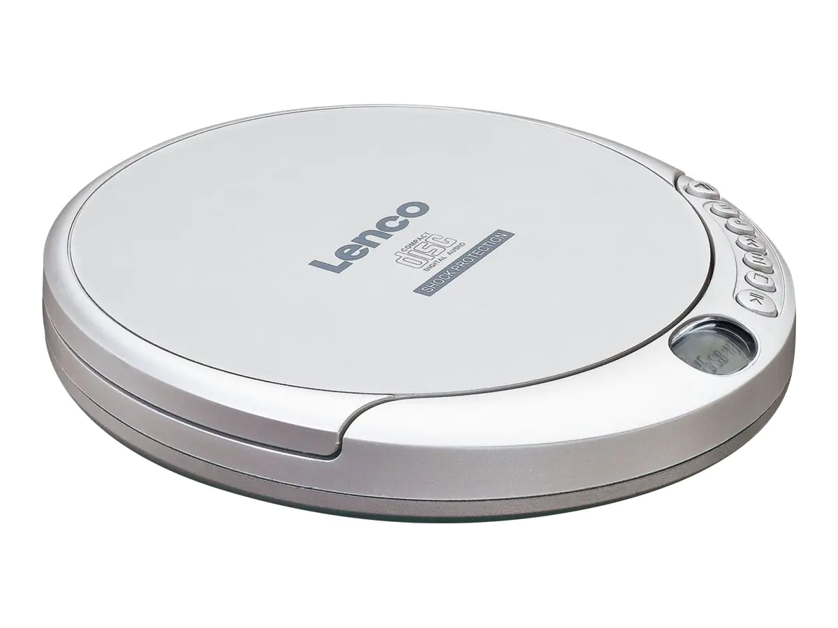 Lenco CD-201SI - CD-Player - kein Betriebssystem - Silber