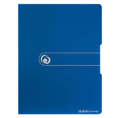Herlitz Klemmbrettmappe 11217213 DIN A4 Polyfoam blau