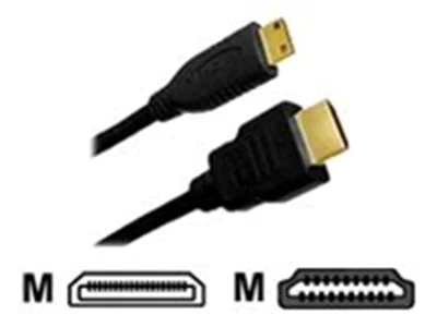 Jou Jye Computer AVC 106 - HDMI-Kabel - HDMI männlich zu mini HDMI männlich - 1 m - Dreifachisolierung - Schwarz