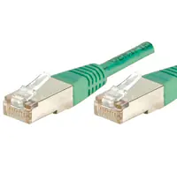 Dexlan - Patch-Kabel - RJ-45 (M) zu RJ-45 (M) - 20 m - FTP - CAT 6a - geformt - grün