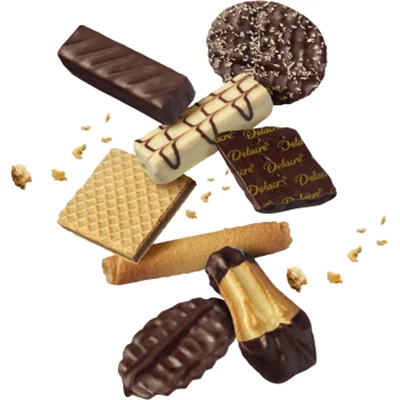 Delacre Gebäckmischung Treasure 60101033 8Sorten 110 St./Pack.