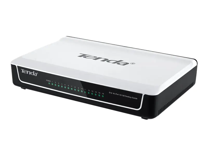Tenda S16 - Switch - 16 x 10/100 - Desktop