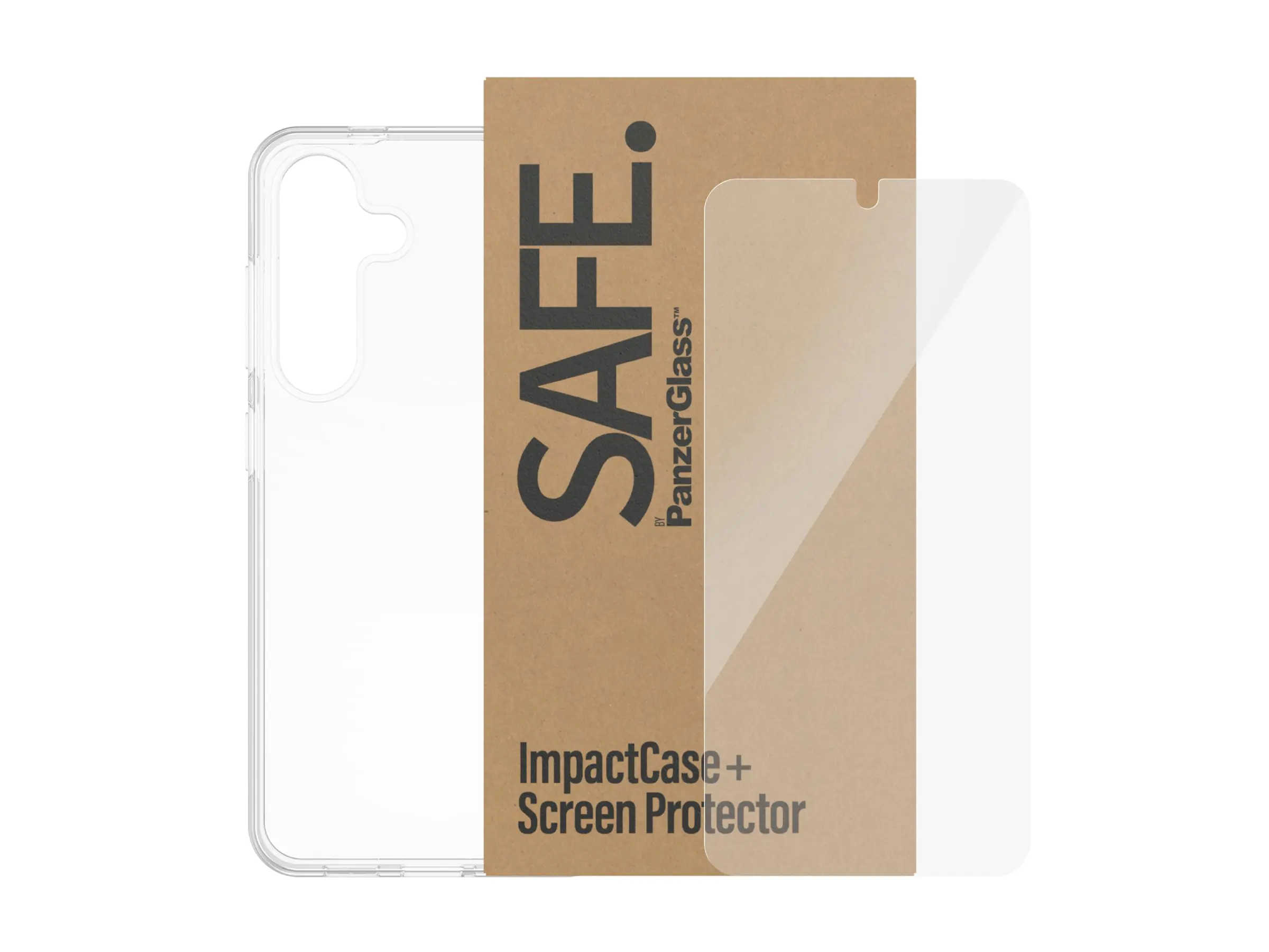 PanzerGlass SAFE. by PanzerGlass - 2-in-1 Schutzpacket - hintere Abdeckung für Mobiltelefon