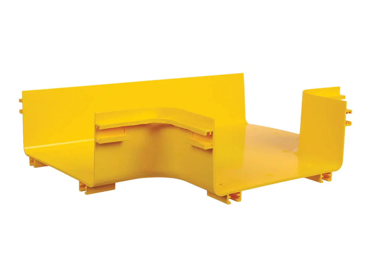 Tripp Eaton Tripp Lite Series SmartRack Toolless Horizontal 90-Degree T-Junction for Fiber Routing