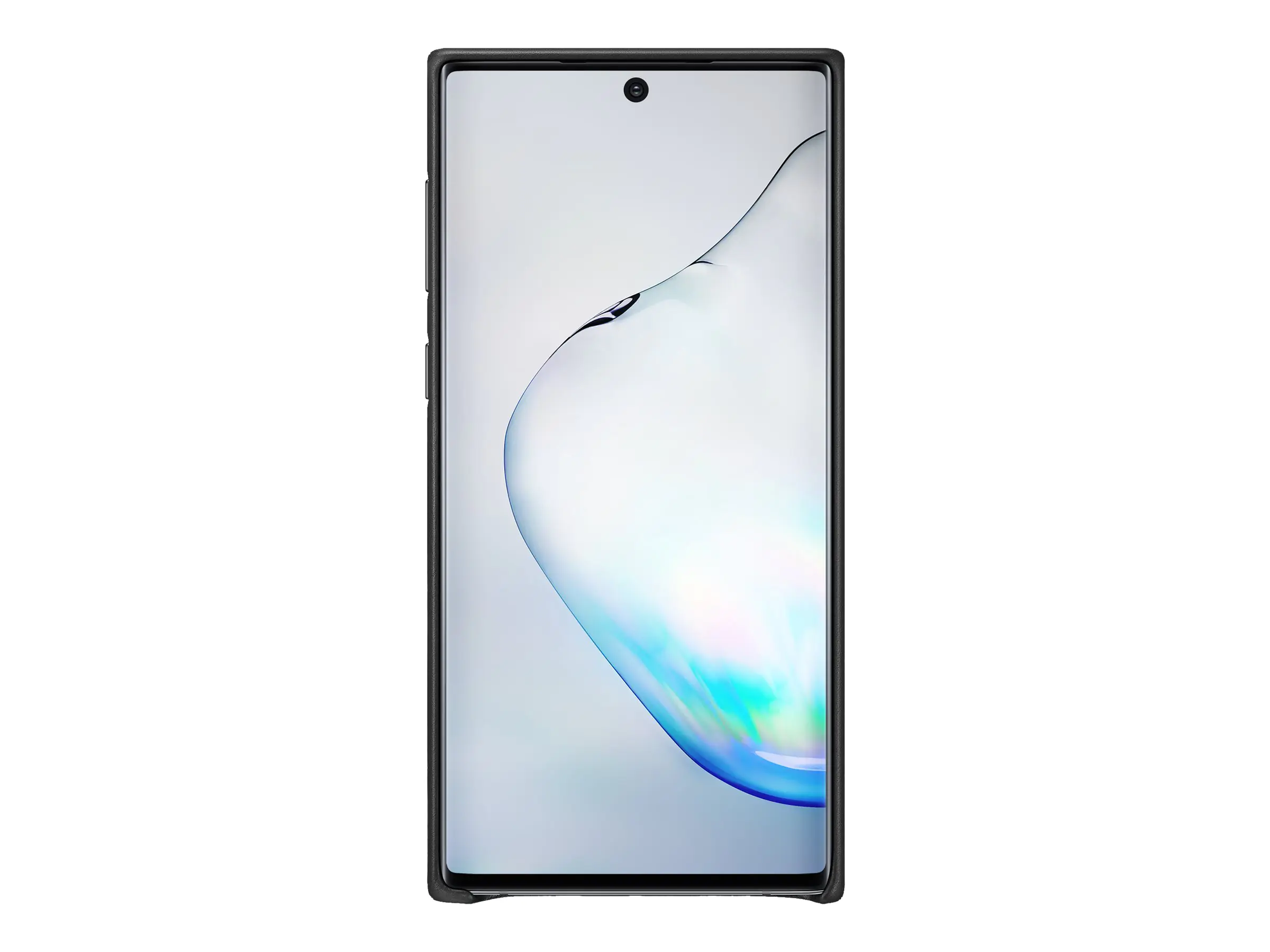 Samsung Leather Cover EF-VN970 - Hintere Abdeckung für Mobiltelefon - Leder - Schwarz - für Galaxy Note10, Note10 (Unlocked)