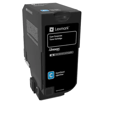 Lexmark - Cyan - Original - Tonerpatrone LCCP, LRP, Lexmark Corporate - für Lexmark CS720de, CS720dte, CS725de, CS725dte, CX725de, CX725dhe, CX725dthe