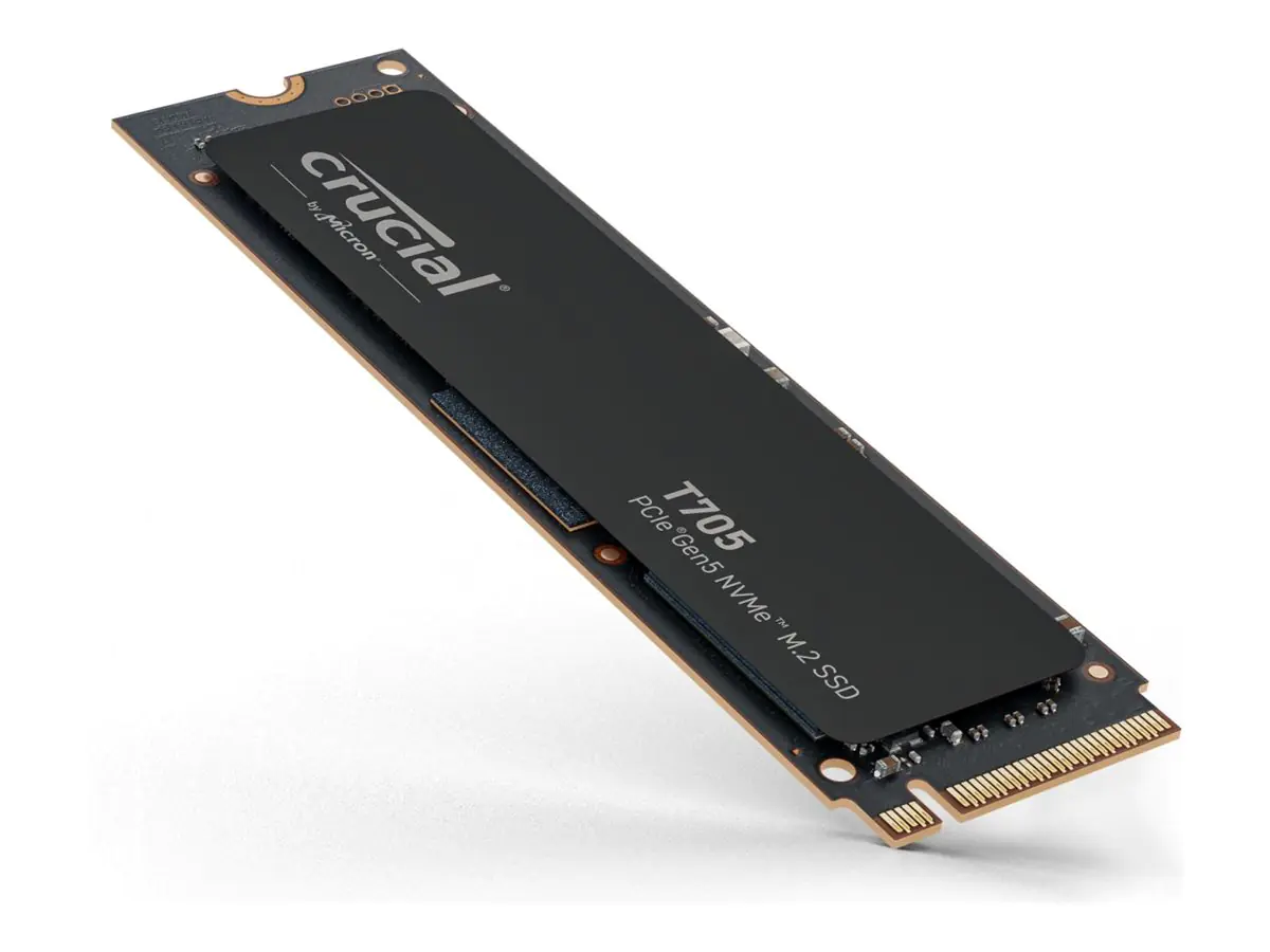 Crucial T705 - SSD - verschlüsselt - 1 TB - intern - M.2 2280 - PCI Express 5.0 (NVMe) - TCG Opal Encryption 2.01