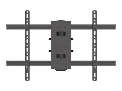 B-TECH Wandhalterung 600x400 -35kg bis 65''/neig/swivel/schwarz - Zubehör TFT/LCD-TV