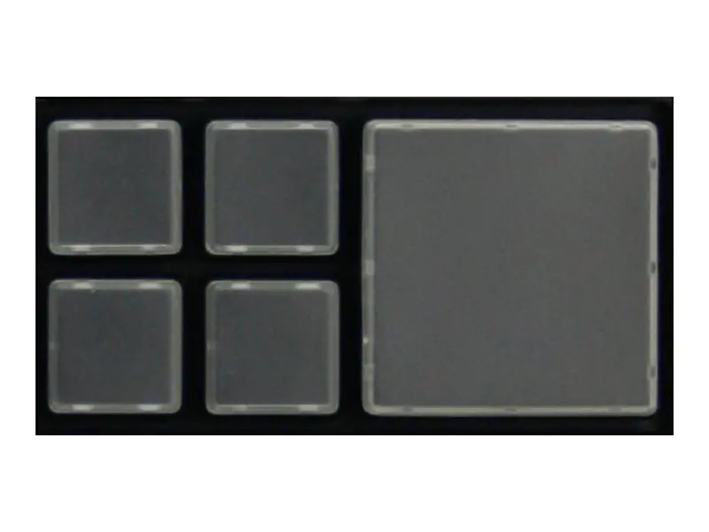 Active Key Replaceable key with keycap, Size 2x2 - Ersatztasten für Tastatur - durchsichtig - für P/N: AK-S100D-UW-B/112