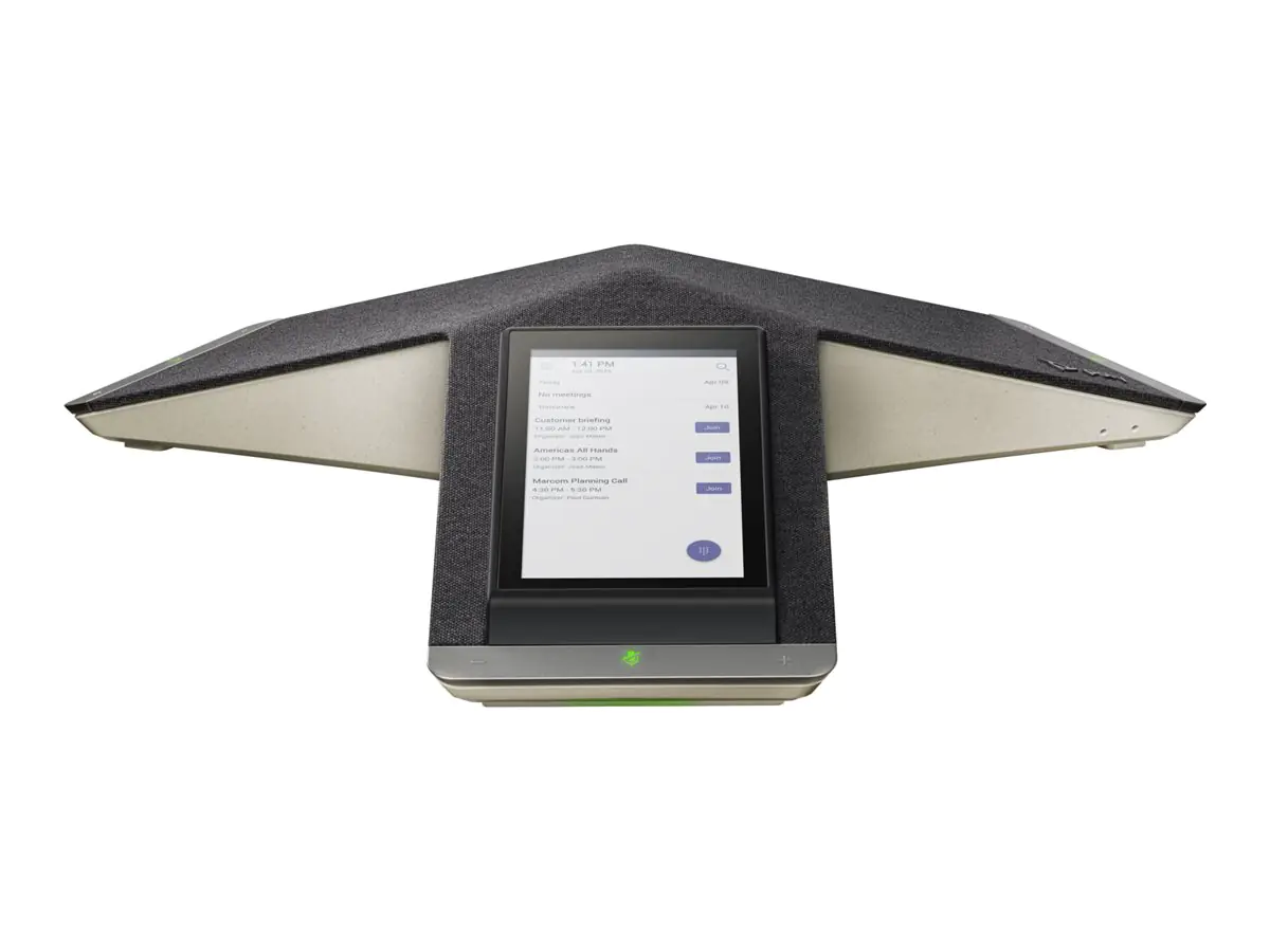 Poly Trio C60 - VoIP-Konferenztelefon - mit Bluetooth-Schnittstelle - IEEE 802.11a/b/g/n/ac (Wi-Fi) / Bluetooth 5.0 - fünfwegig Anruffunktion - SIP, SRTP, SDP - 3 Leitungen