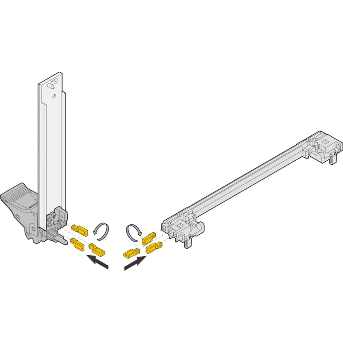 SCHROFF KEYING/CODING PEG 7035 100PCS/KIT