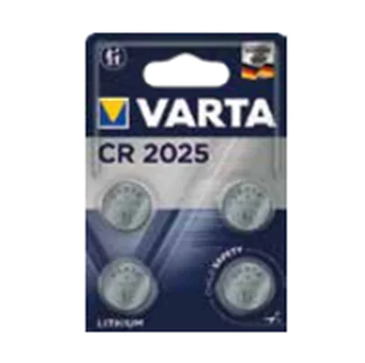 Varta 06025 101 404, Einwegbatterie, CR2025, Lithium, 3 V, 4 Stück(e), 160 mAh 06025101404