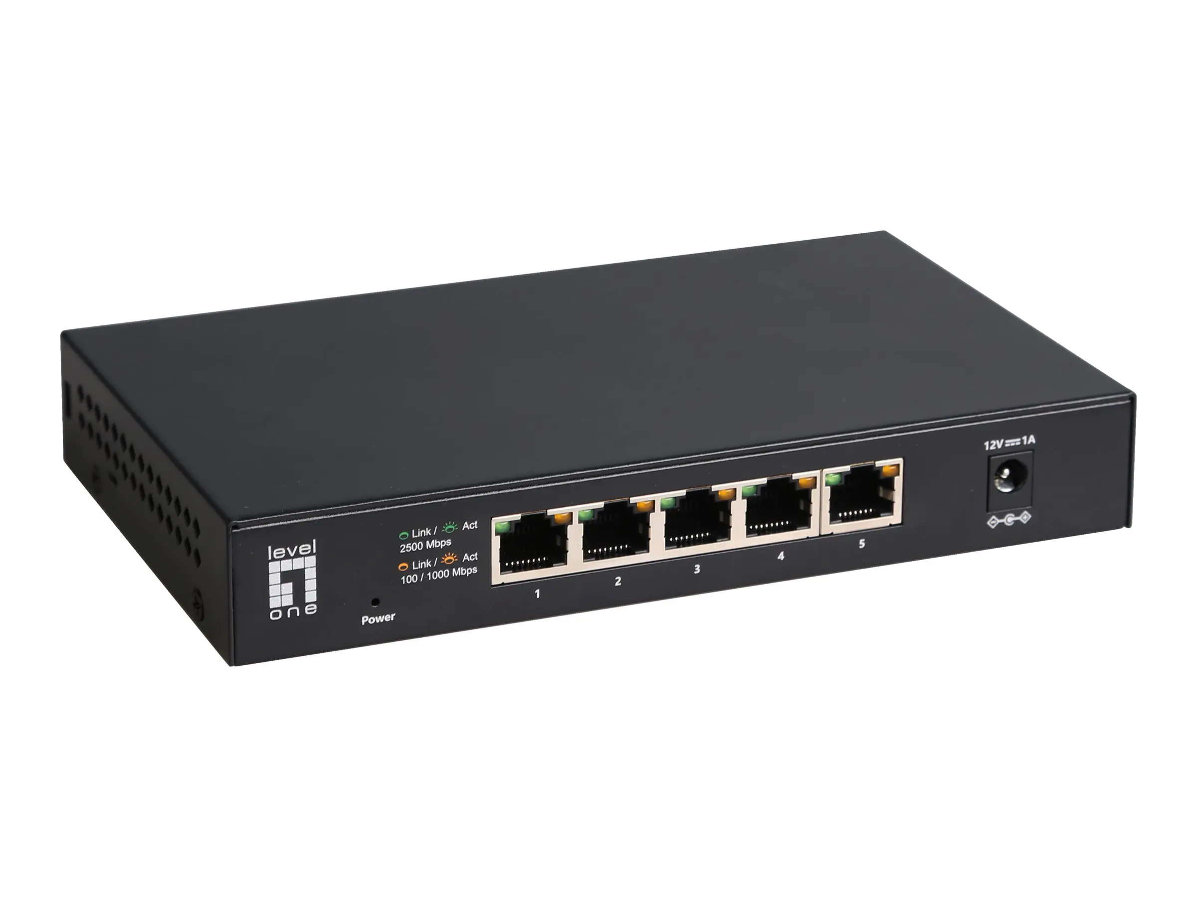 LevelOne Switch 5x GE GEU-0525 IEEE 802.3x 100Mbps sw - Switch