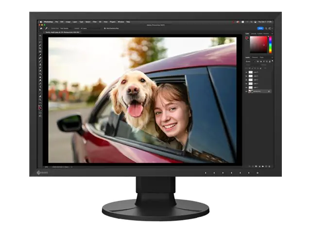 EIZO ColorEdge CS2400R - LED-Monitor - 61.1 cm (24.1") - 1920 x 1200 WUXGA - IPS - 300 cd/m² - 1000:1 - 14 ms - HDMI, DisplayPort, USB-C - Schwarz