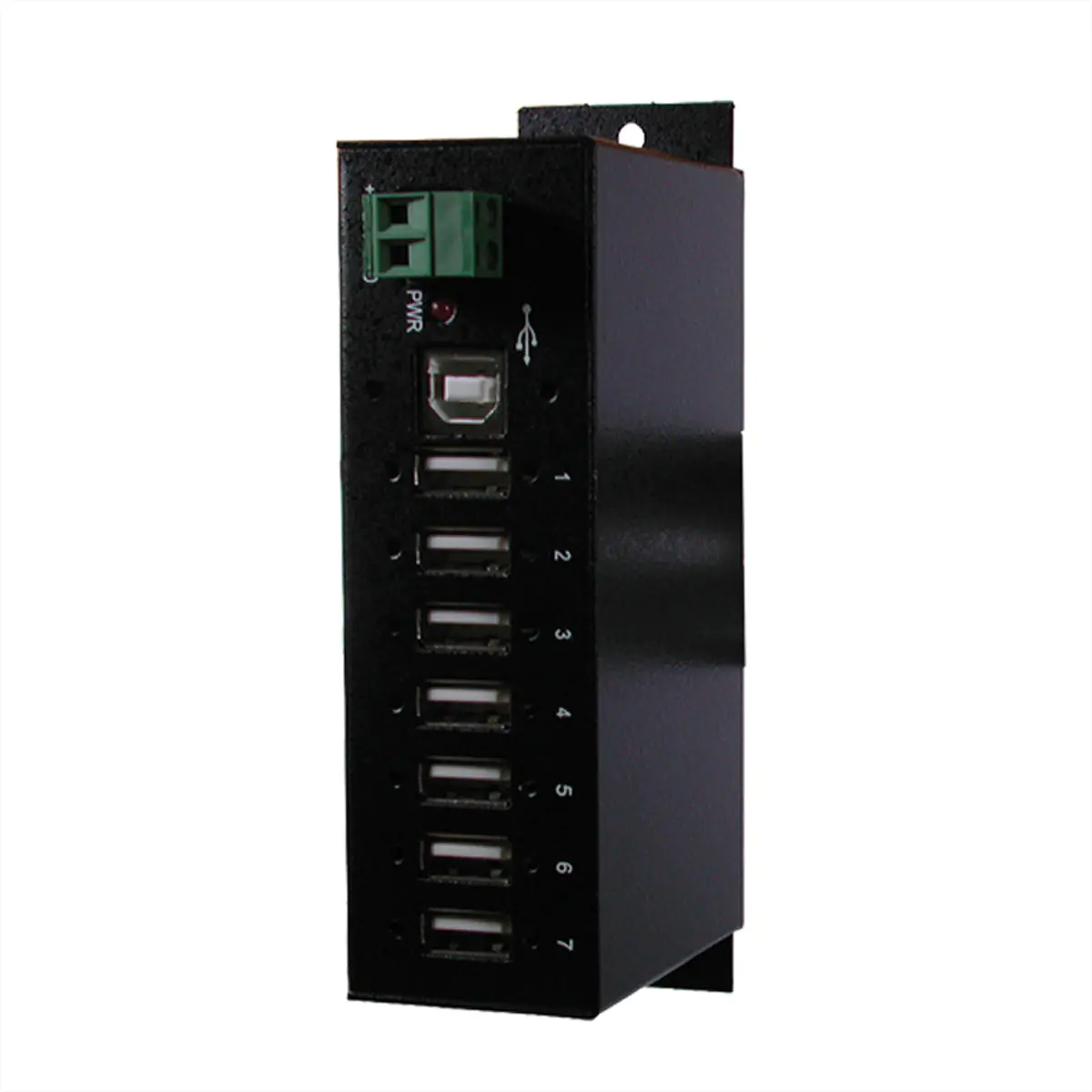 Exsys Ex 1177HMVS - Hub - 7 x USB 2.0 - an DIN-Schiene EX-1177HMVS