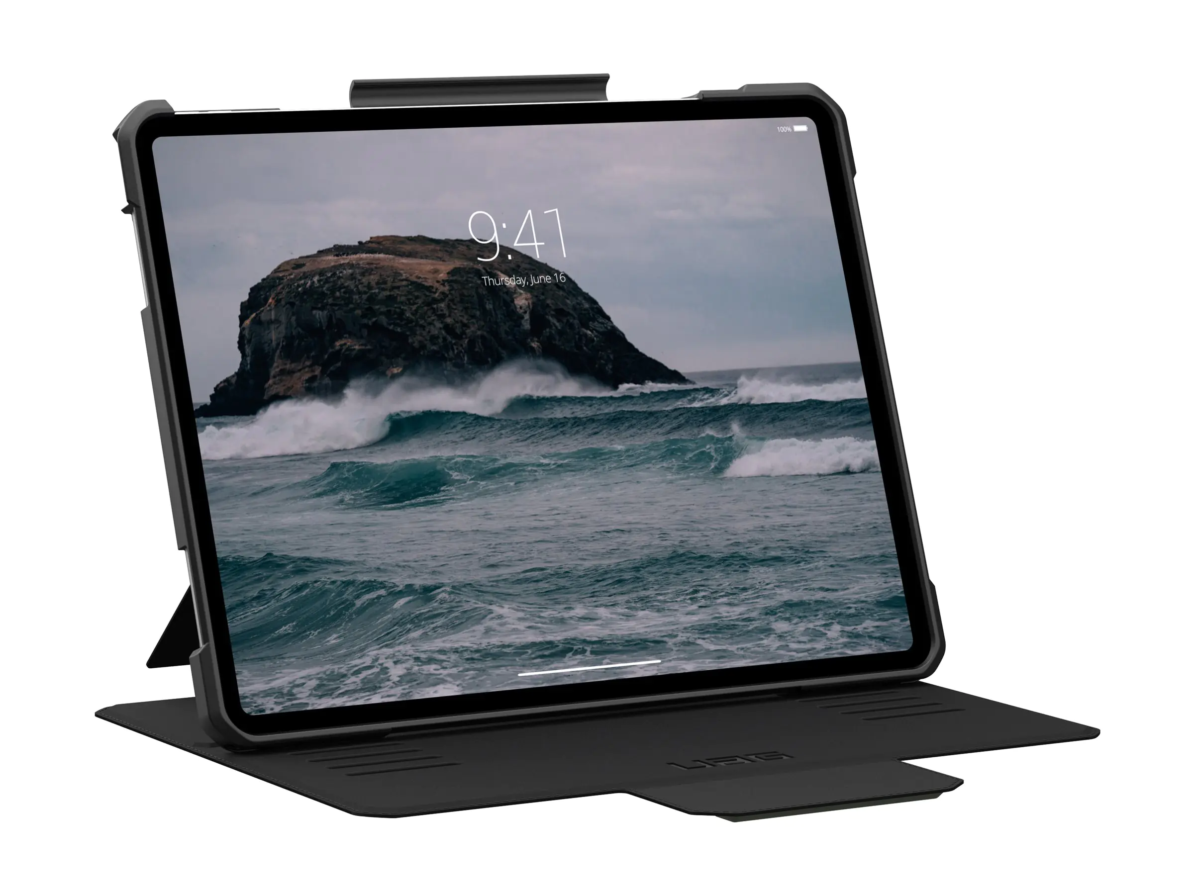 Urban Armor Gear UAG - Flip-Hülle für Tablet - widerstandsfähig - Polyurethan (PU)