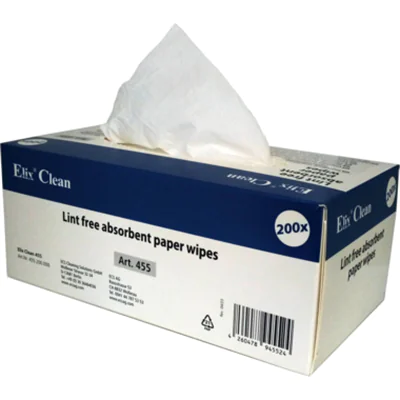 Elix Clean Wischtuch 20 x 20 cm (B x L) 100 % Zellulose, recycelbar weiß 200 St./Pack.