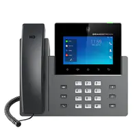 Grandstream GXV3450 - IP-Videotelefon - mit Digitalkamera, Bluetooth-Schnittstelle - IEEE 802.11a/b/g/n/ac (Wi-Fi) / Bluetooth 5.0 - 10-Wege Anruffunktion - SIP, RTCP, RTP, SRTP - 16 Zeilen