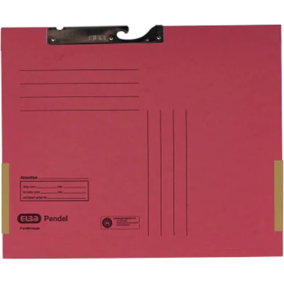 ELBA Pendeltasche 100570032 DIN A4 320g Manilakarton RC rot