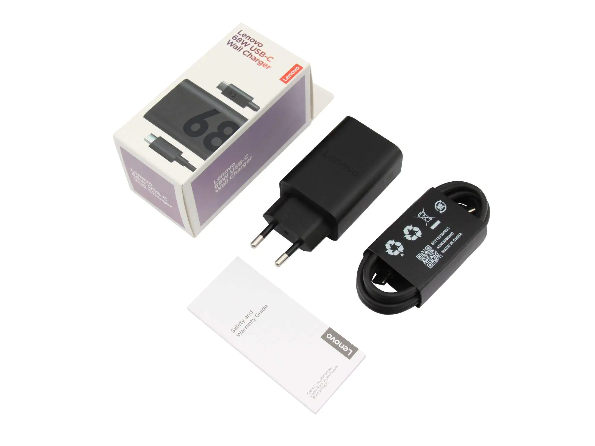 Lenovo Netzteil - 68 Watt - PD (24 pin USB-C)