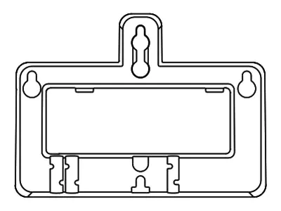 Yealink - Befestigungskit (Wandmontagehalterung) - für VoIP-Telefon - für Yealink T56A, T57W, T58A, T58W