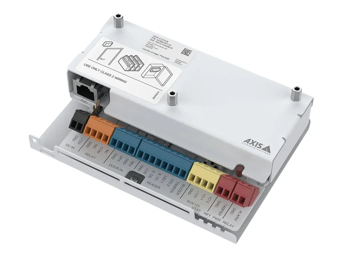 Axis A1210-B - Türsteuerung - kabelgebunden - Serial RS-485/Gigabit Ethernet/Wiegand - weiß, NCS S 1002-B