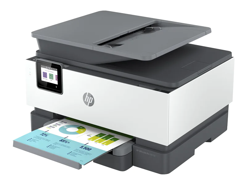 HP Officejet Pro 9010e All-in-One - Multifunktionsdrucker - Farbe - Tintenstrahl - Legal (216 x 356 mm) (Original) - A4/Legal (Medien) - bis zu 21 Seiten/Min. (Kopieren) - bis zu 22 Seiten/Min. (Drucken) - 250 Blatt - 33.6 Kbps - USB 2.0, LAN, Wi-Fi(n), U