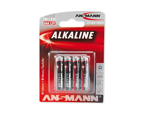 Ansmann Batterie Energy AAA Micro LR03 1,5V 4er Blister Alkaline 5015553