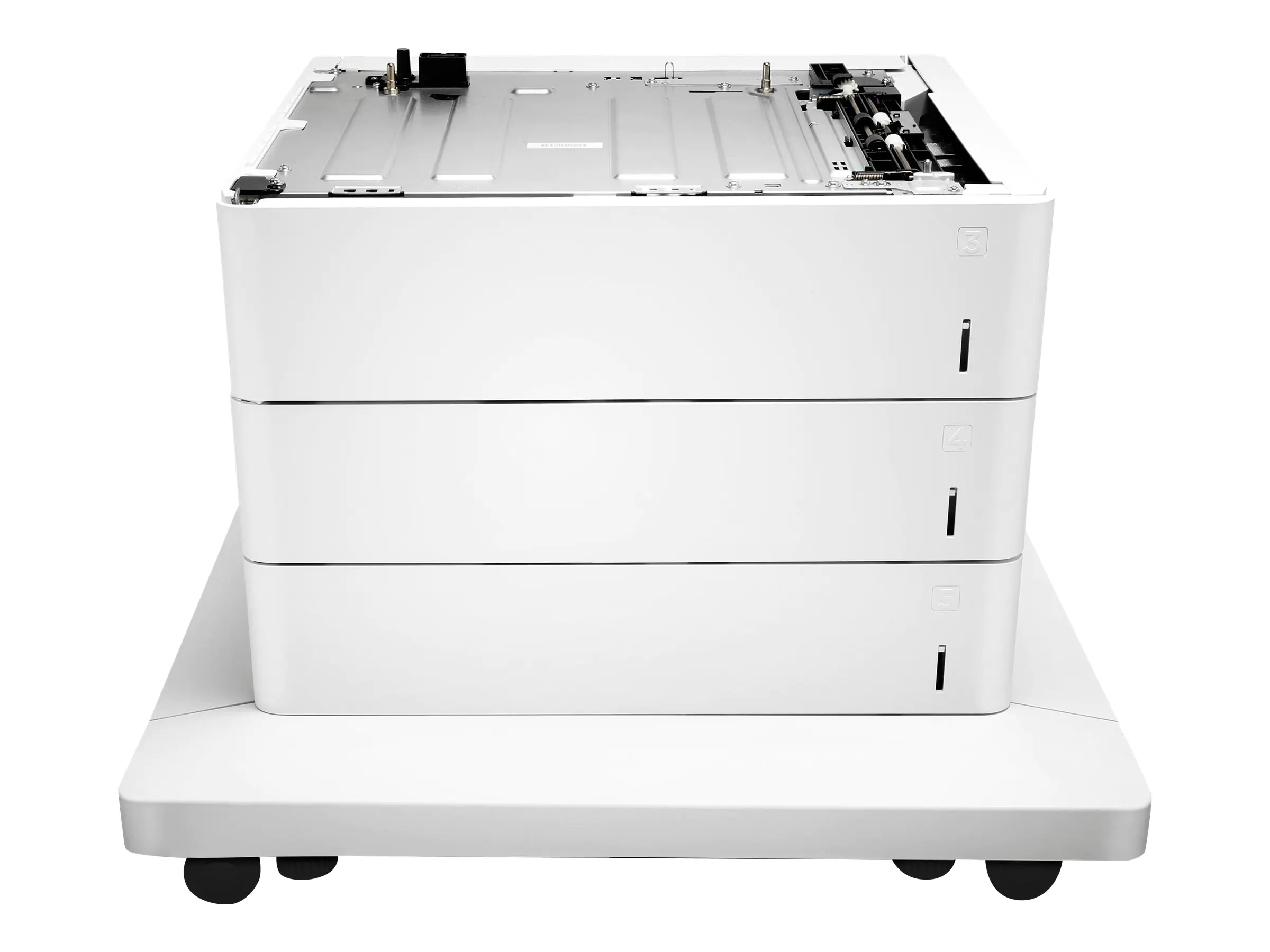HP Papiereinzug und Ständer - Medienfach / Zuführung - 1650 Blätter in 3 Schubladen (Trays) - für Color LaserJet Managed E65150, E65160; Color LaserJet Managed Flow MFP E67660