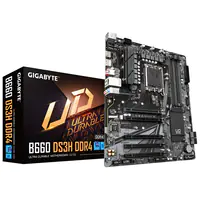 Gigabyte B660 DS3H DDR4 - 1.0 - Motherboard - ATX - LGA1700-Sockel - B660 Chipsatz - USB 3.2 Gen 2x2, USB-C Gen1, USB 3.2 Gen 2, USB 3.2 Gen 1 - Gigabit LAN - Onboard-Grafik (CPU erforderlich) - HD Audio (8-Kanal)