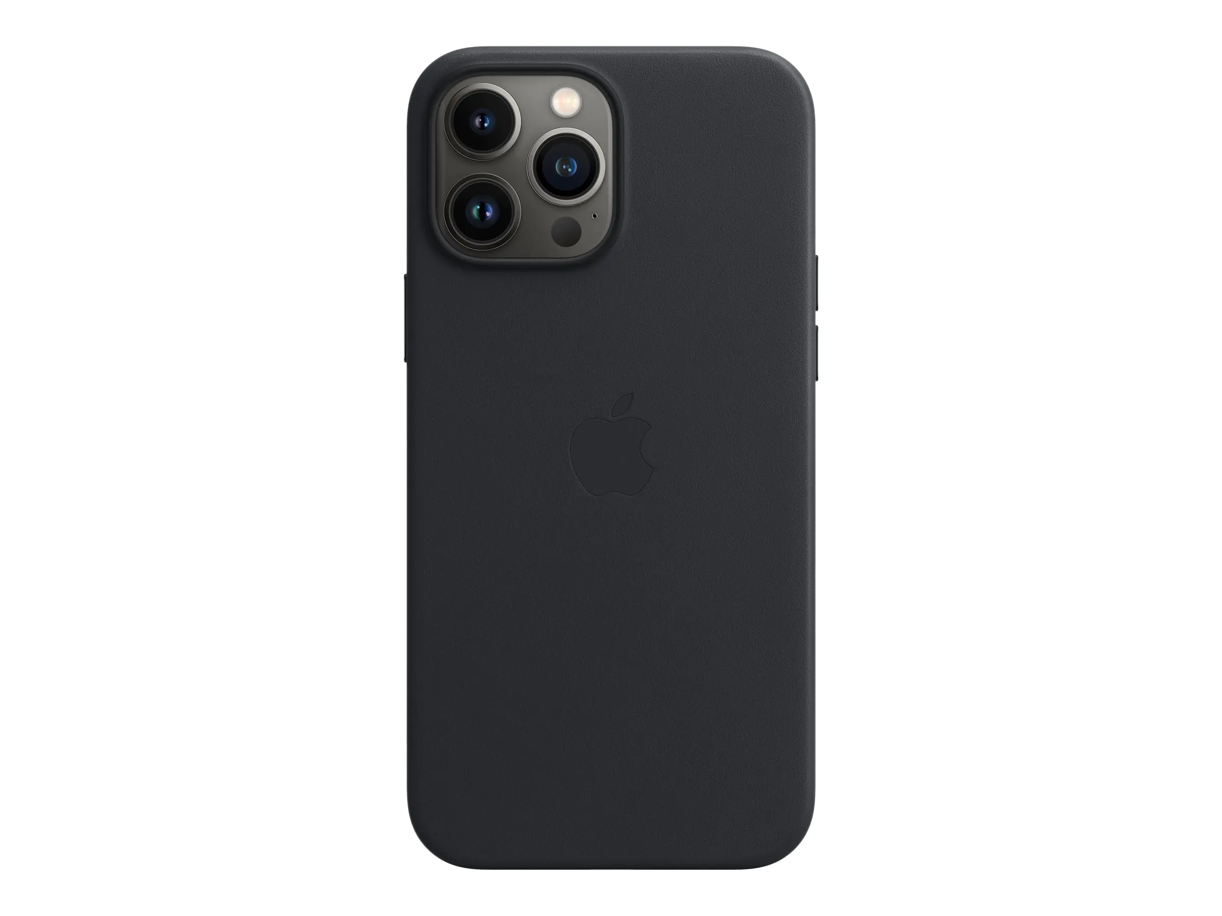 Apple - Hintere Abdeckung für Mobiltelefon - mit MagSafe - Leder - Midnight - für iPhone 13 Pro Max