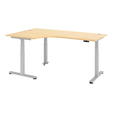 Hammerbacher Schreibtisch VXDSM82/3/S 200x120cm ahorn