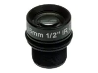 AXIS - CCTV-Objektiv - 12.7 mm (1/2") - M12-Anschluss - 16 mm - f/1.8 (Packung mit 4) - für AXIS F1005-E Sensoreinheit, FA1105 Sensoreinheit