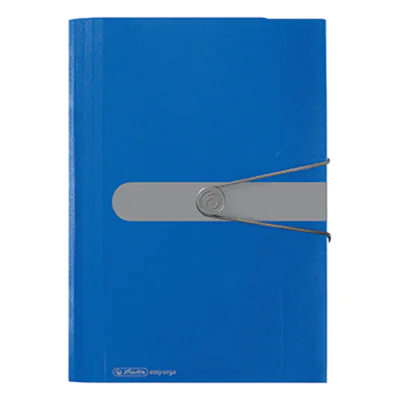 Herlitz 11208402, A4, Polypropylen (PP), Blau, Porträt, 300 Blätter, 12 Taschen