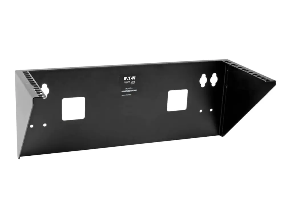 Eaton Tripp Lite Series Wallmount Rack 4U Vertical Rack Bracket 175lb Capacity - Halterung - geeignet für Wandmontage - Schwarz - 4U - 48.3 cm (19") SRWALLBRKT4U