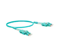 Azenn Connect LWL Patchkabel Uniboot 50/OM3-Faser LC Duplex Stecker/Stecker - Kabel - 3 m 392943