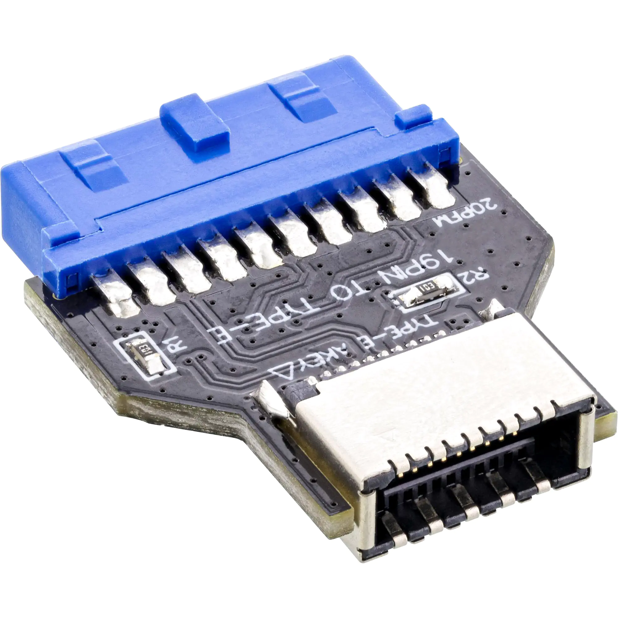 InLine USB 3.0 Mainboard zu 3.2 Typ-E Key-A Adapter intern - Adapter