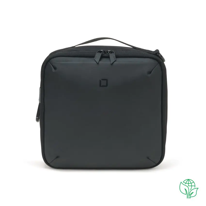 Dicota Eco Accessory Pouch MOVE Medium - Tragetasche - 600D RPET, Polyester - Schwarz