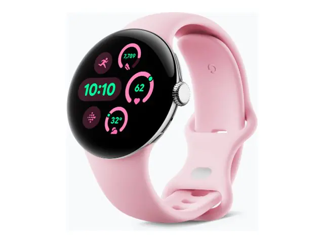 Google Pixel Watch 3 Wifi Silver/Bday Cake Band - CW
