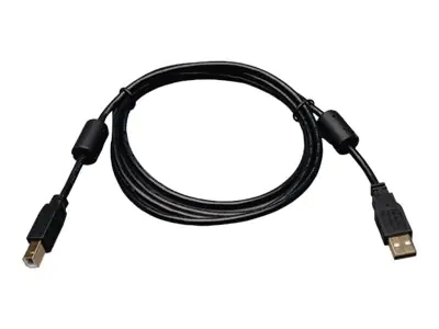 Eaton Tripp Lite Series USB 2.0 A to B Cable with Ferrite Chokes (M/M), 3 ft. (0.91 m) - USB-Kabel - USB Typ B (M) zu USB (M) - USB 2.0 - 91.4 cm - Schwarz